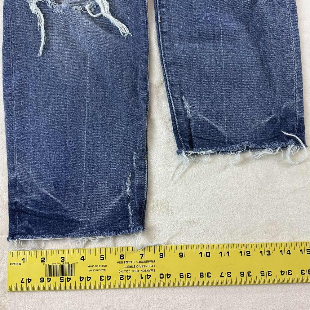 Torrid Women’s Plus size Distressed Frayed Hem‎ Jeans – Medium Wash - Picture 12 of 15